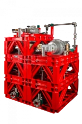 High-Pressure Water Mist Fire Suppression System "ATLAS-AQUA