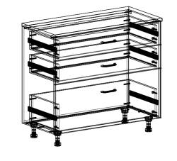 Bathroom Vanity Cabinet for Toiletries and Cosmetics