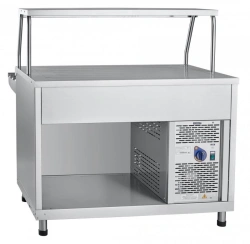 High-Temperature Refrigerated Display Counter with Neutral Cabinet PVV(N)-70KM-NSH