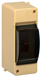 Compact Plastic Electrical Distribution Box KMPn 2/2 IP30 Pine IEK