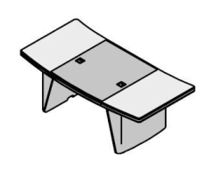 Executive Desk Wooden Office Furniture Set "New.Tone