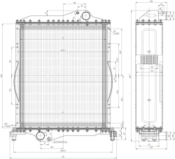 Water Radiator for Internal Combustion Engine 2022T-1301.010
