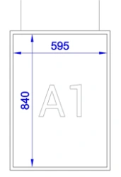 Illuminated Advertising Panel for Information and Promotion