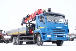 Multi-functional Truck with Hydraulic Crane MKMA on KAMAZ 43118 Base 41K37G-LA