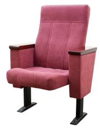Parliament Theater Seat with Velvet Upholstery