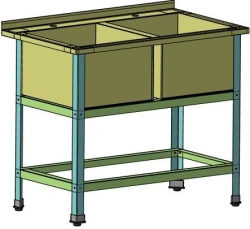 Industrial Washing Sink for Food Industry WM-2