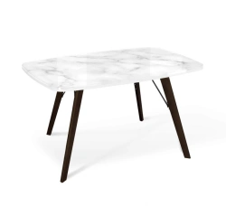 Sheffilton SHT-TU9-2/TT32 Glass and MDF Dining Table