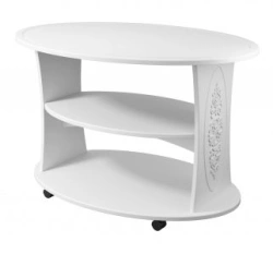 Functional and Stylish Wooden Coffee Table with Shelf "Assol" AS-12