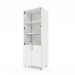 ZSM ShD-8 Cabinet with Glass Doors and Shelves