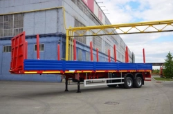 Metal Platform Semi-Trailer Politran 9417-051 for Container Transport