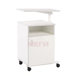 Medical Storage Cabinet with Open Niche and Rotating Table, Model MCK-556.105