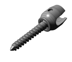 Polyaxial Pedicular Screw for Spinal Fixation (5.5, 6.0, 6.5 mm, 40-70 mm length)