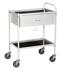 Mobile Manipulation Table with Stainless Steel Shelves, SM548-MSK