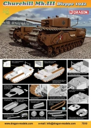 Churchill Mk.III Model Kit, Dieppe 1942