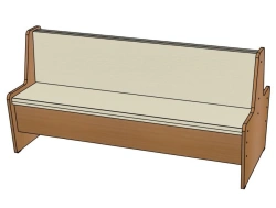 Cheburashka Sofa №1 (Semi-Soft) H260/HM18