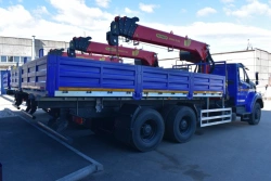 Special Cargo Truck with Crane Manipulator, GIRD Model 5849H2, Ural 4320-6951-16 Chassis