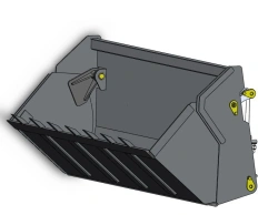 Jaw Bucket Attachment for Loaders KUN(TURS) Model KUN(TURS)-2000-15