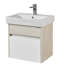 Wall-Mounted Bathroom Vanity Aquaton Verdi PRO 60 White, Ash 1A206701VDAV01.A206.7.01V.DAV.0