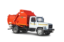 KO-440 Garbage Truck with Rear Loading and Compaction