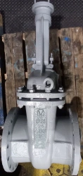 Steel Wedge Gate Valve with Extendable Spindle for PN 2.5 MPa DN 400
