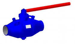 DN100 Ball Valve PN2.5 MPa for Pipeline Control