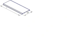 Shelf 40x91.5 for Retail Display and Storage