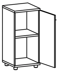 Narrow Document Cabinet Brooklyn Series 9413