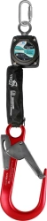 Protective device of retracting type "HB-02" with carabiner , article number vnt HB02 set 0058