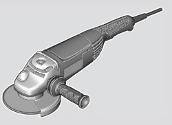 Angle Grinder UShM 2200 for Cutting and Grinding Metal