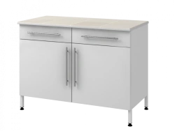 Wall-Mounted Table with Metal Support Column 1200 PTYAKp