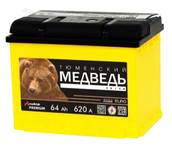 Lead Acid Starter Battery for Internal Combustion Engines 12V Tyumen Bear