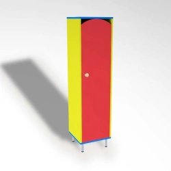 Compact Single-Section Kindergarten Storage Cabinet, Art. 40001