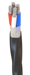 Power Cable with Aluminum Conductors and Rubber Insulation, 660V, AVRГ