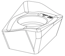 Universal Tungsten Carbide Cutting Insert KF11-0502R-T5 M35P