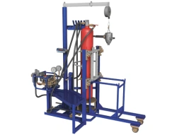 Hydraulic Testing Stand for Strength, Mass, and Capacity of Gas Cylinders GAKS-KOB-SG