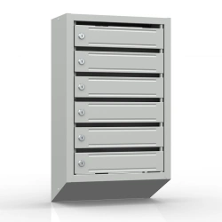 Mailbox for Apartment Buildings, Series YP (Height: 240-1080 mm, Width: 330-380 mm, Depth: 170-210 mm)