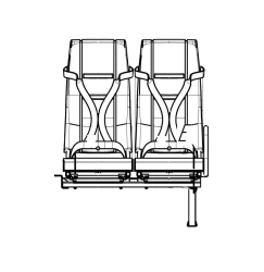 Passenger Seat for Vehicles DS15.6840.014-202