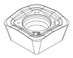 Universal Carbide Milling Insert KB20-XT20-T5 M20P