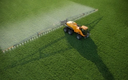 Self-Propelled Sprayer-Distributor TUMAN-3 with Interchangeable Equipment
