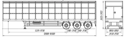 Semi-Trailer for Metal Transport 949141