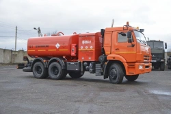Airport Fuel Tanker GRK63 Model 56167-0000010-50 on KAMAZ-65115-A5 Chassis
