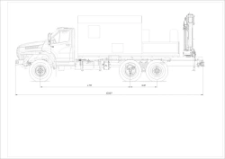 Mobile Workshop Vehicle with Crane (Model: ANT 1.8-2, ANT 2.5-2, ANT 4.4-1, ANT 5-2, ANT 7.5-2, ANT 8.5-2, ANT 10LM, ANT 12)