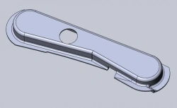 Right Air Duct for Tram Cars - S0.0001.14.110
