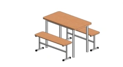 Six-Person Dining Table with Scratch-Resistant Surface OЗ-01