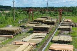 Treated Wooden Pole for Power and Communication Lines L 3.5m