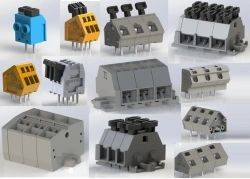 Spring Terminal Connectors SKPP-0.5, SKPP-1.0, SKPP-1.5, SKPP-2.5, SKPF-1.5, SKPF-2.5, SKuF-2.5