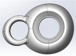 Left Headlight Cover S.31Р-10.10.150 for Tram Cars