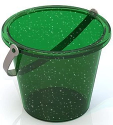 Small Transparent Bucket for Toddlers