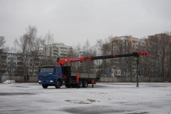 Multi-functional Hydraulic Crane Truck KMA on KAMAZ 65117 64K31N-UJ