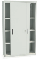 Metal Medical Wardrobe MD AL-2012 with Sliding Doors
